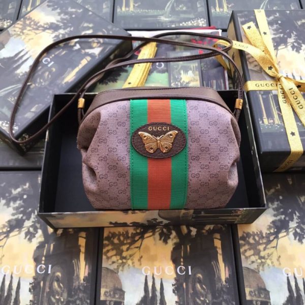 Replica Gucci GG Web Print Crossbody Bag 564582 - Image 8
