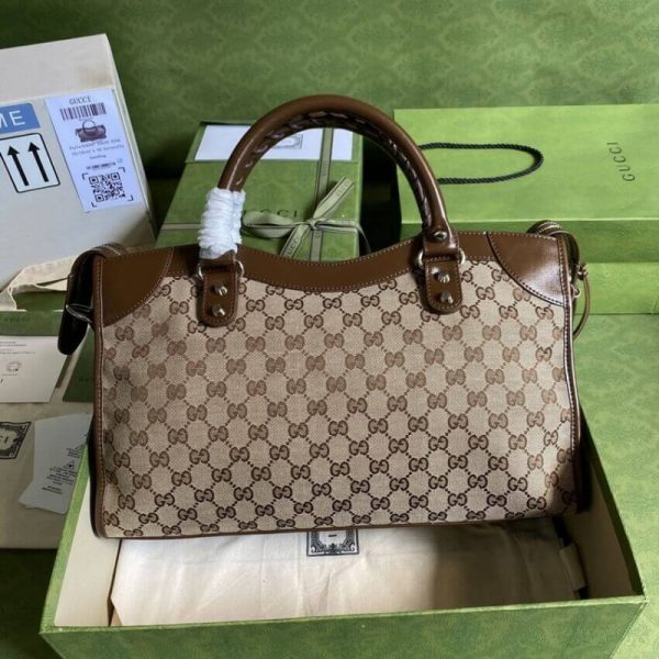 Replica Gucci x Balenciaga GG Canvas City Bag 38cm - Image 2