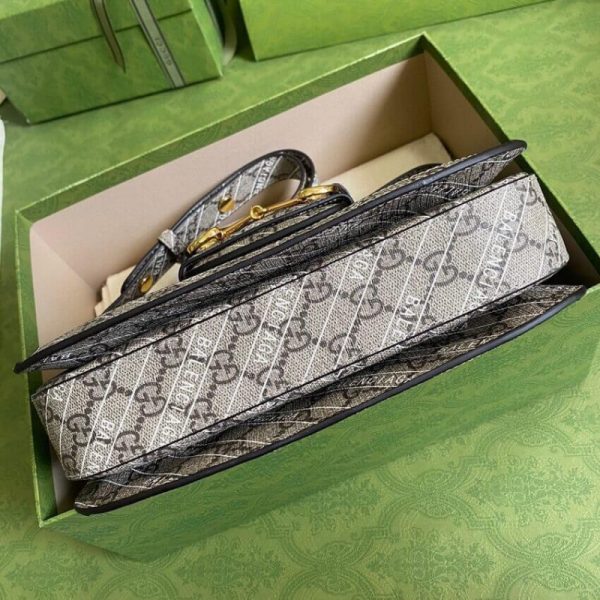 Gucci x Balenciaga Horsebit 1955 Replica Shoulder Bag - Image 3