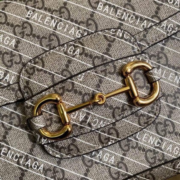 Gucci x Balenciaga Horsebit 1955 Replica Shoulder Bag - Image 5