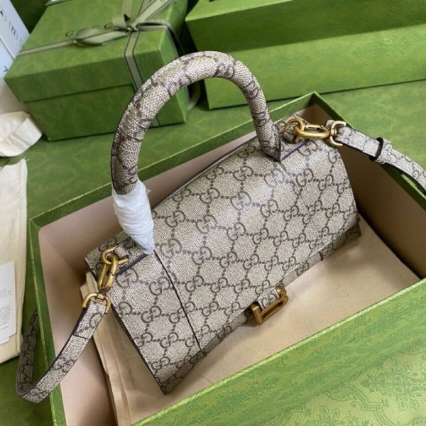 Replica Gucci x Balenciaga Hourglass Small Top Handle Bag - Image 5