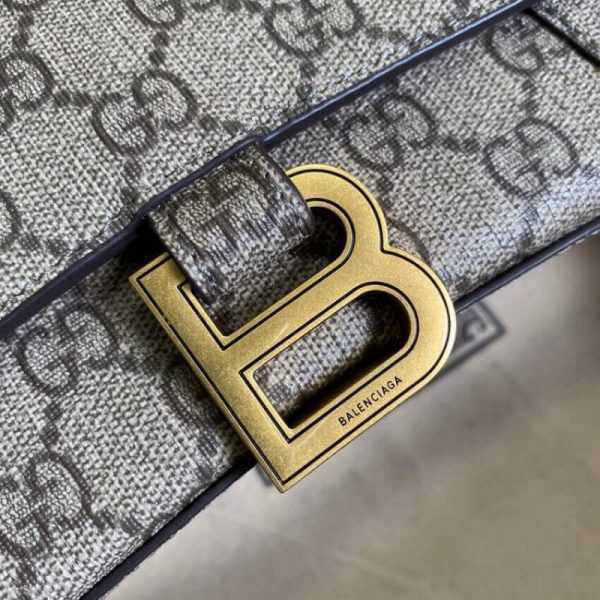 Replica Gucci x Balenciaga Hourglass Small Top Handle Bag - Image 6