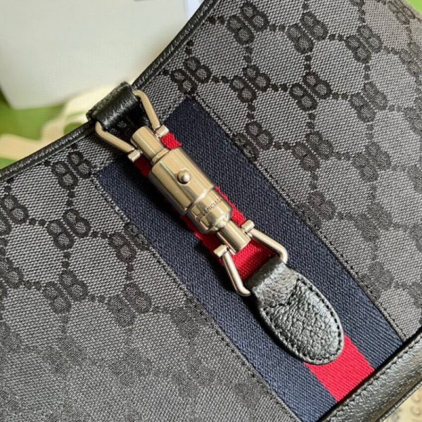 Replica Gucci x Balenciaga Jackie 1961 Black Hobo Bag - Image 5