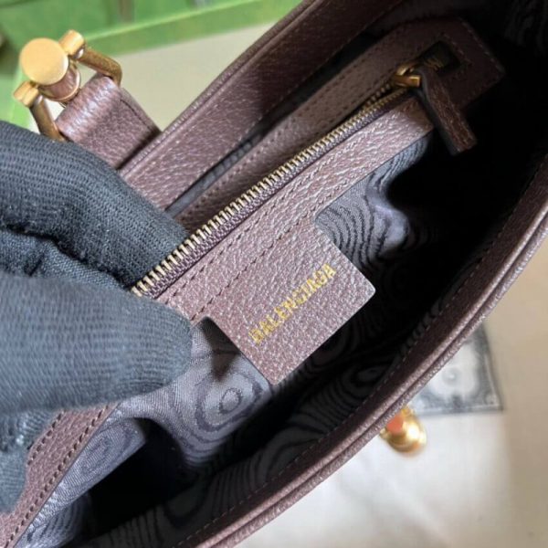 Replica Gucci x Balenciaga Jackie 1961 Hobo Bag - Coffee - Image 8
