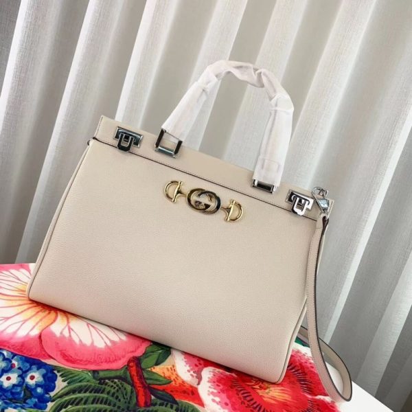 Replica Gucci Zumi Grainy Leather Medium Handle Bag 564714 - Image 2