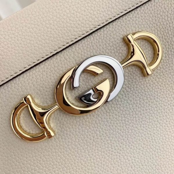 Replica Gucci Zumi Grainy Leather Medium Handle Bag 564714 - Image 6