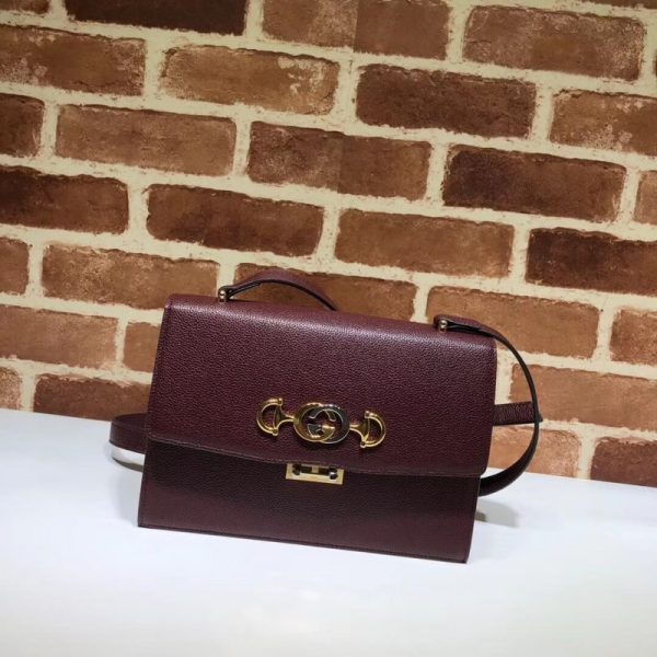 Replica Gucci Zumi Grainy Leather Shoulder Bag - Image 2