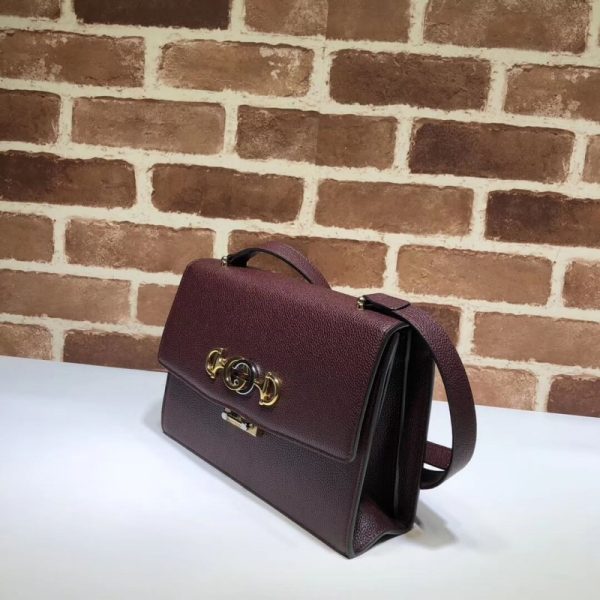 Replica Gucci Zumi Grainy Leather Shoulder Bag - Image 3