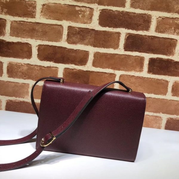Replica Gucci Zumi Grainy Leather Shoulder Bag - Image 4