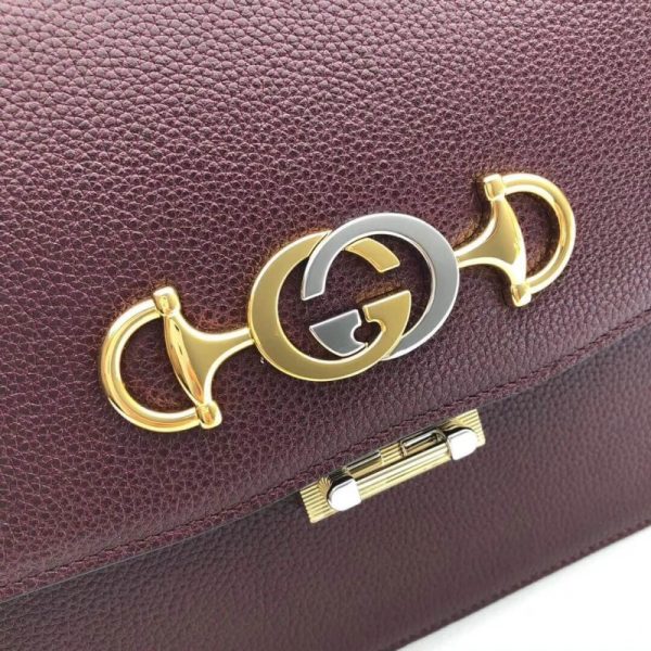 Replica Gucci Zumi Grainy Leather Shoulder Bag - Image 6