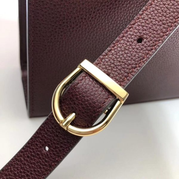 Replica Gucci Zumi Grainy Leather Shoulder Bag - Image 9