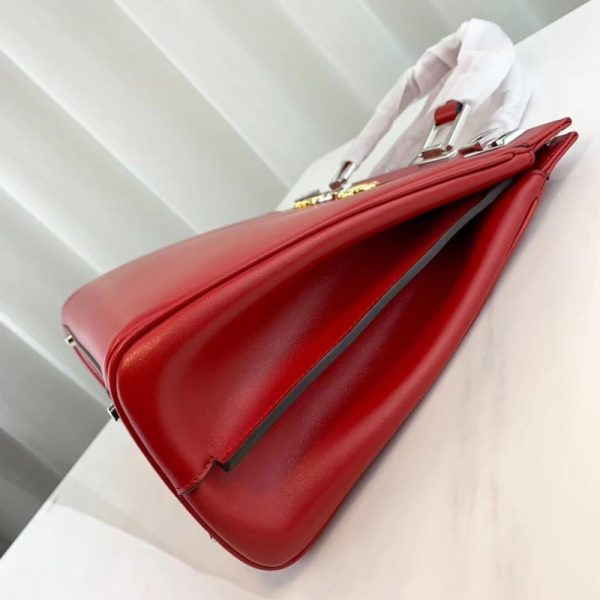 Replica Gucci Zumi Leather Medium Top Handle Bag 564714 - Image 6