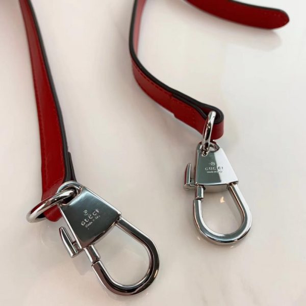 Replica Gucci Zumi Leather Medium Top Handle Bag 564714 - Image 8