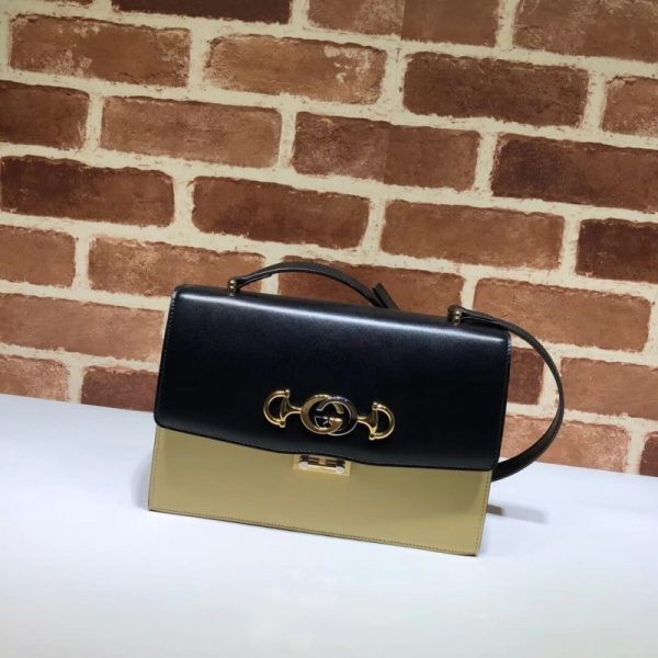 Gucci Zumi Smooth Leather Shoulder Bag Replica - Image 2