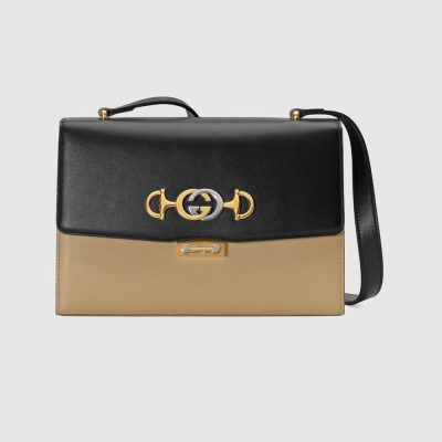 Gucci Zumi Smooth Leather Shoulder Bag Replica