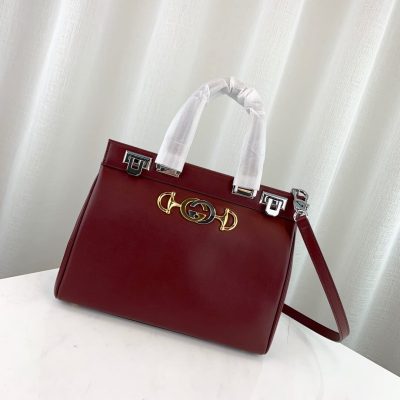 Replica Gucci Zumi Small Leather Top Handle Bag