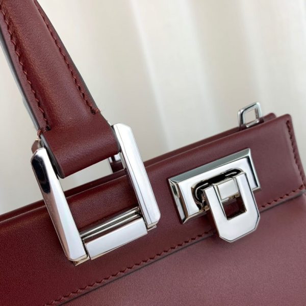 Replica Gucci Zumi Small Leather Top Handle Bag - Image 6