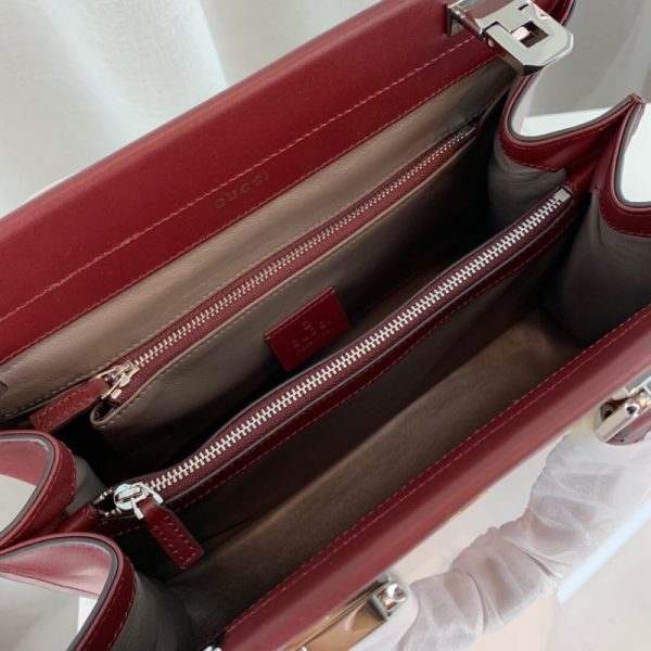 Replica Gucci Zumi Small Leather Top Handle Bag - Image 7