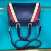 Best Replicas Bags - Replica Gucci Zumi Leather Top Handle Bag with Stripes Shop For Best Louis Vuitton LV Replica Bags With Cheap Price