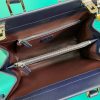 Best Replicas Bags - Replica Gucci Zumi Leather Top Handle Bag with Stripes Shop For Best Louis Vuitton LV Replica Bags With Cheap Price
