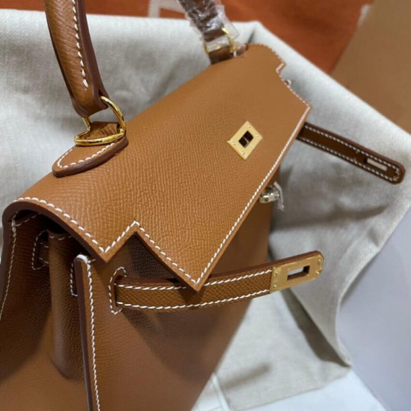Hermes Kelly 25 Replica - Epsom Leather, Timeless Elegance - Image 5