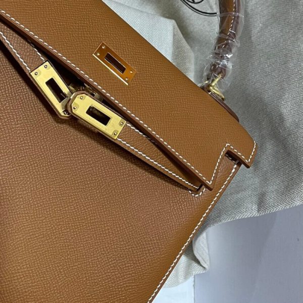 Hermes Kelly 25 Replica - Epsom Leather, Timeless Elegance - Image 9