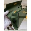 Best Replicas Bags - Replica Hermes Kelly Wallet To Go WOC Army Green Shop For Best Louis Vuitton LV Replica Bags With Cheap Price