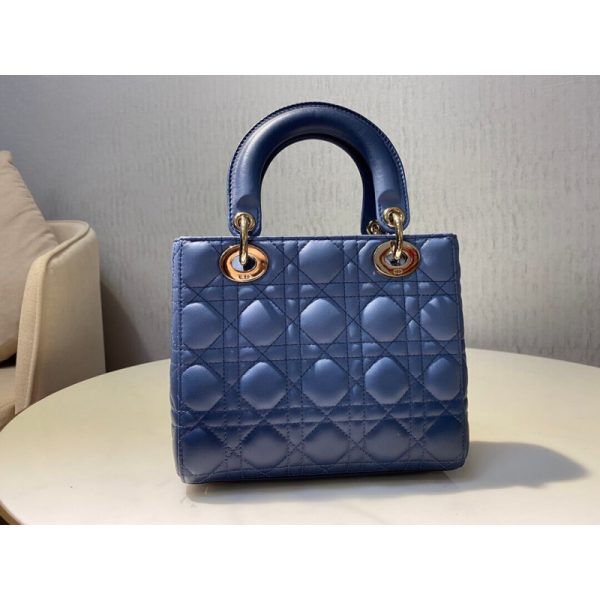 Lady Dior My Abcdior Bag - Indigo Blue Gradient Lambskin - Image 3