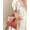 Best Replicas Bags - Replica Pink Gradient Lady Dior Lambskin Bag M0538 Shop For Best Louis Vuitton LV Replica Bags With Cheap Price