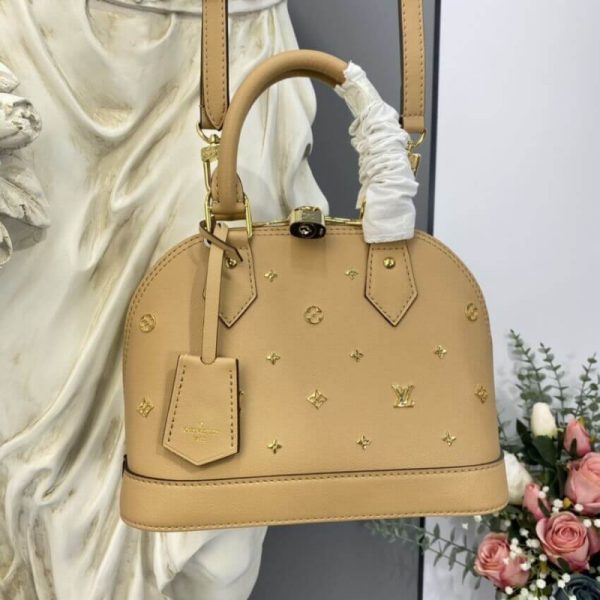 Replica Louis Vuitton Alma BB Monogram Beige M58638 Bag - Image 4