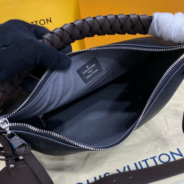 Replica Louis Vuitton Beaubourg Hobo MM Black M56073 - Image 18