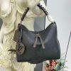 Best Replicas Bags - Replica Louis Vuitton Beaubourg Hobo MM Black M56073 Shop For Best Louis Vuitton LV Replica Bags With Cheap Price
