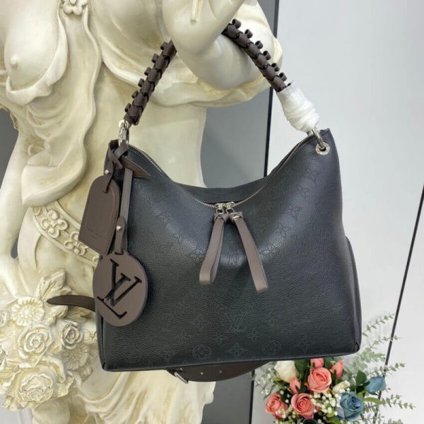 Replica Louis Vuitton Beaubourg Hobo MM Black M56073 - Image 3