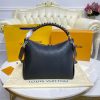 Best Replicas Bags - Replica Louis Vuitton Beaubourg Hobo MM Black M56073 Shop For Best Louis Vuitton LV Replica Bags With Cheap Price