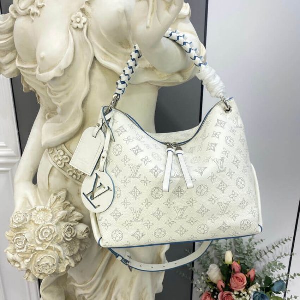 Replica Louis Vuitton Beaubourg Hobo MM White M58482 Bag - Image 2