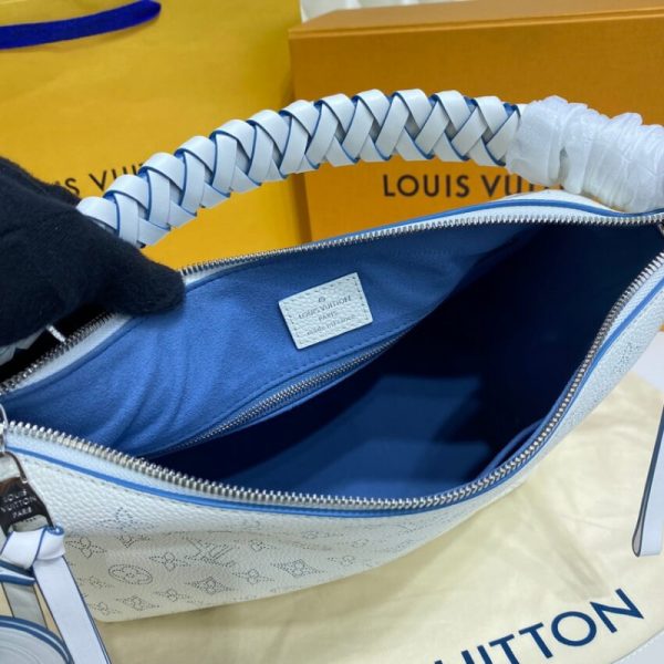 Replica Louis Vuitton Beaubourg Hobo MM White M58482 Bag - Image 18
