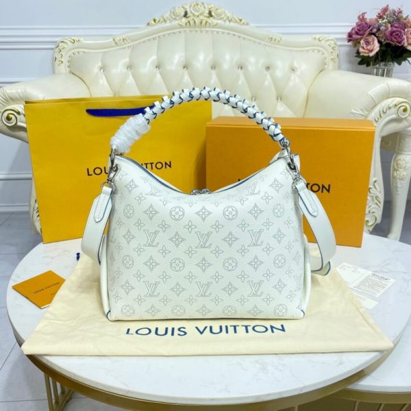 Replica Louis Vuitton Beaubourg Hobo MM White M58482 Bag - Image 5