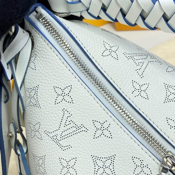 Replica Louis Vuitton Beaubourg Hobo MM White M58482 Bag - Image 8