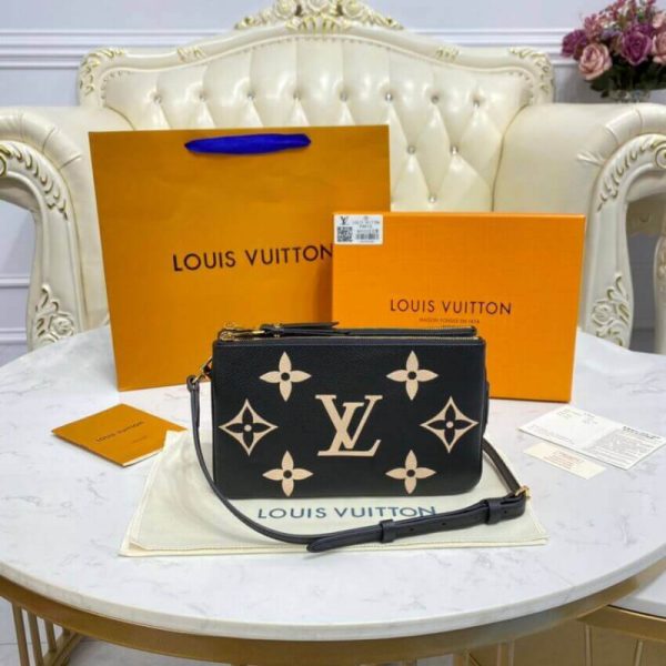 Replica Louis Vuitton Bicolor Double Zip Pochette M80787 - Image 3