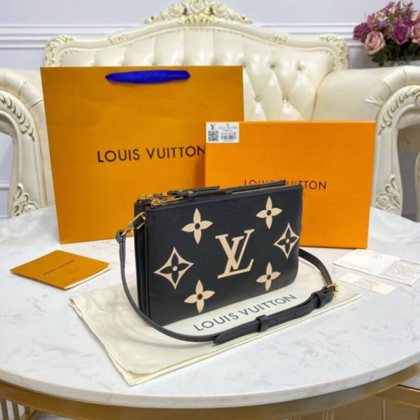 Replica Louis Vuitton Bicolor Double Zip Pochette M80787 - Image 4