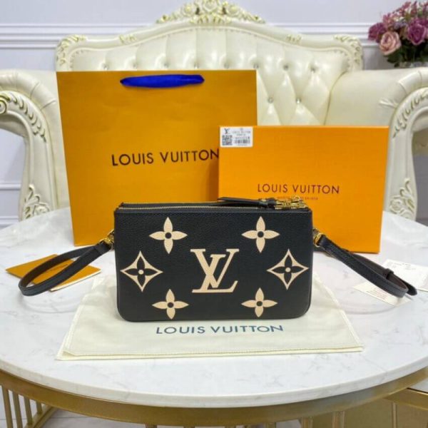 Replica Louis Vuitton Bicolor Double Zip Pochette M80787 - Image 5