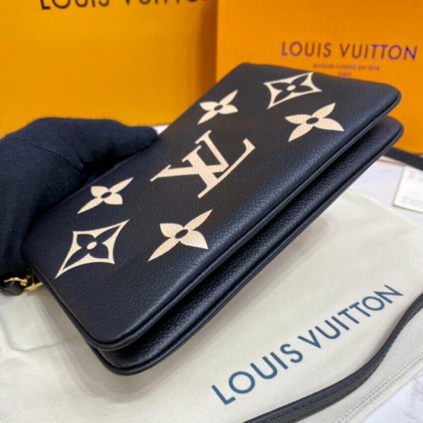Replica Louis Vuitton Bicolor Double Zip Pochette M80787 - Image 6