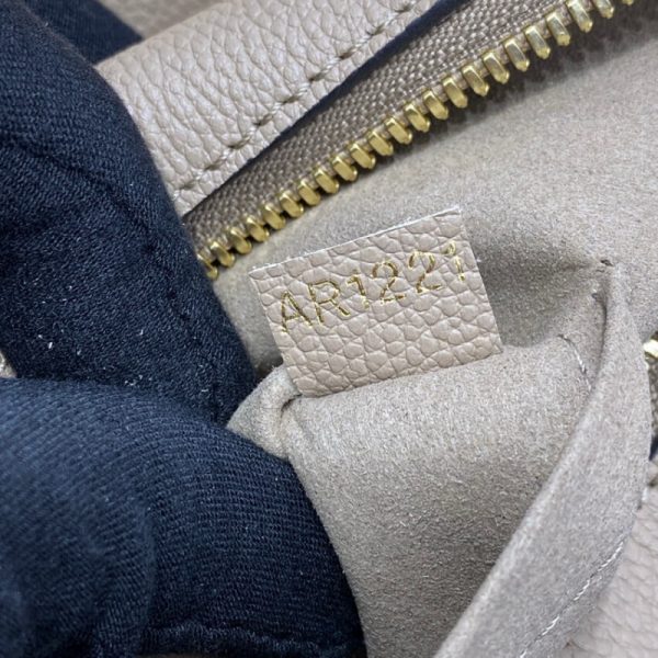 Replica LV Grey/Beige Leather Bagatelle M46112 Bag - Image 12