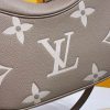 Best Replicas Bags - Replica LV Grey/Beige Leather Bagatelle M46112 Bag Shop For Best Louis Vuitton LV Replica Bags With Cheap Price