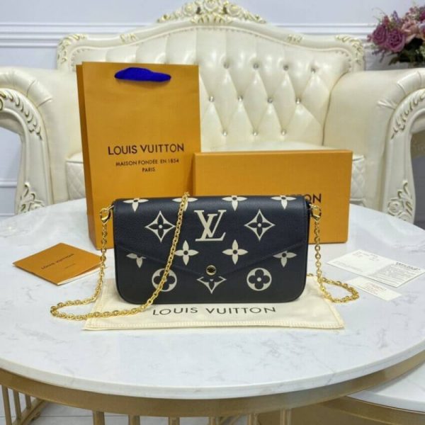 Bicolor Monogram Empreinte Felicie Pochette by Louis Vuitton - Image 3