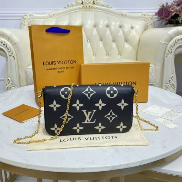 Bicolor Monogram Empreinte Felicie Pochette by Louis Vuitton - Image 5