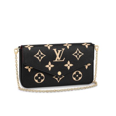 Bicolor Monogram Empreinte Felicie Pochette by Louis Vuitton