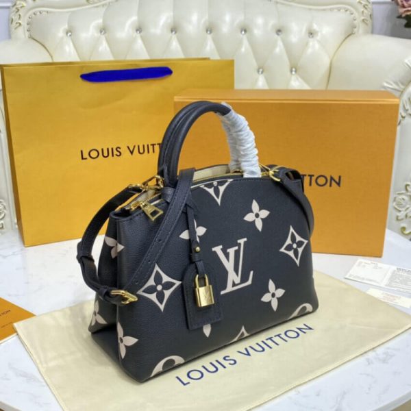 Replica LV Bicolor Monogram Leather Petit Palais Bag - Image 6