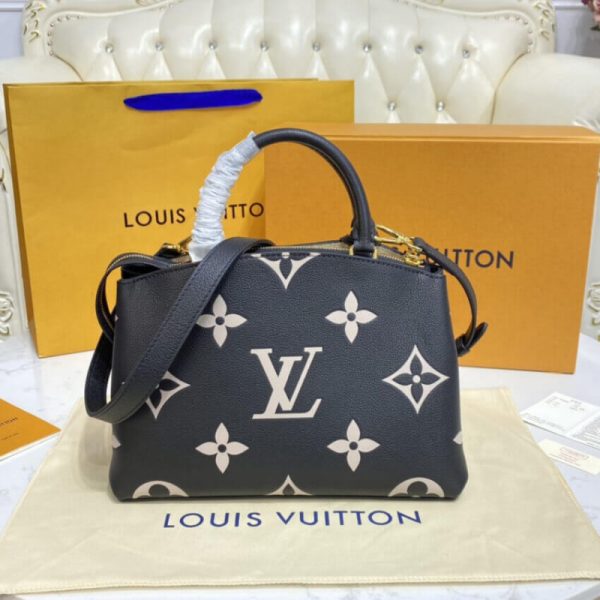 Replica LV Bicolor Monogram Leather Petit Palais Bag - Image 7
