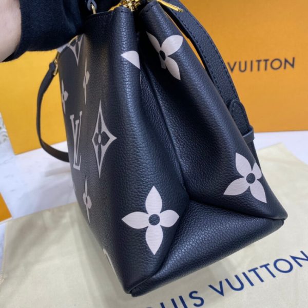 Replica LV Bicolor Monogram Leather Petit Palais Bag - Image 9